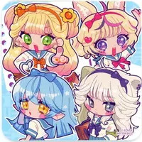 hololive - Coaster - Tableware - Yukihana Lamy & Shishiro Botan & Omaru Polka & Momosuzu Nene