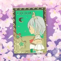 Cecilia Immergreen - hololive English Spring Party! - Pin - Badge - Justice