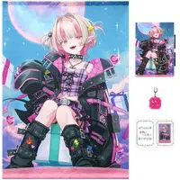 Makaino Ririmu - Acrylic Key Chain - Character Card - Key Chain - Acrylic Art Plate - Tapestry - Birthday Merch Complete Set - Nijisanji