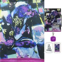 Doppio Dropscythe - Acrylic Key Chain - Character Card - Key Chain - Acrylic Art Plate - Tapestry - Birthday Merch Complete Set - Nijisanji
