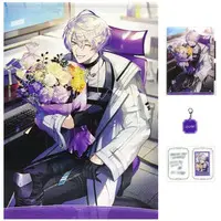 Claude Clawmark - Acrylic Key Chain - Character Card - Key Chain - Acrylic Art Plate - Tapestry - Birthday Merch Complete Set - Nijisanji