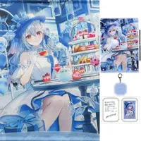 Hakase Fuyuki - Acrylic Key Chain - Character Card - Key Chain - Acrylic Art Plate - Tapestry - Birthday Merch Complete Set - Nijisanji