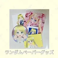 Akaduki Seika - Tableware - Stickers - Coaster - Hand-signed - VTuber (Random Item)