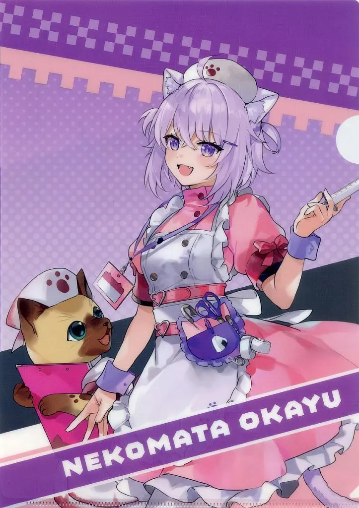 Nekomata Okayu - Monster Hunter x Hololive - Stationery - Plastic