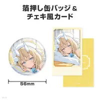 Kadou Mikaru - NIJISANJI Petit - Character Card - Badge - Yoiyume