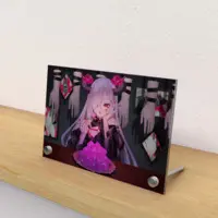 Kokujo Asu - Acrylic Art Plate - VTuber Size-100mm