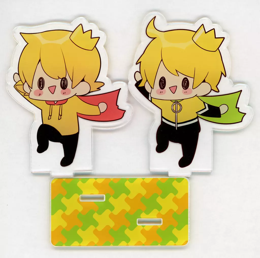 AMPTAK×COLORS からつけあっきぃ ぷりっつ アクリルキーホルダー PRETZ & AKKIY - Acrylic stand - AMPTAKxCOLORS (からつけあっきぃ