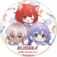 Nijisanji - Badge - Ratna Petit & Yuki Chihiro & Ibrahim