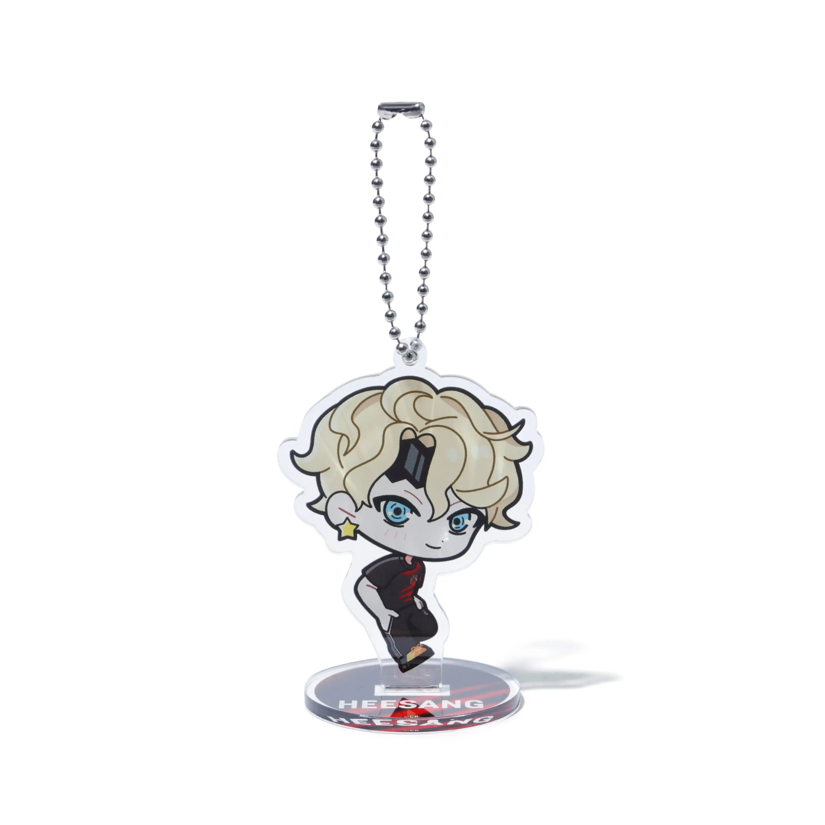 HeeSang - Acrylic stand - Key Chain - Crazy Raccoon