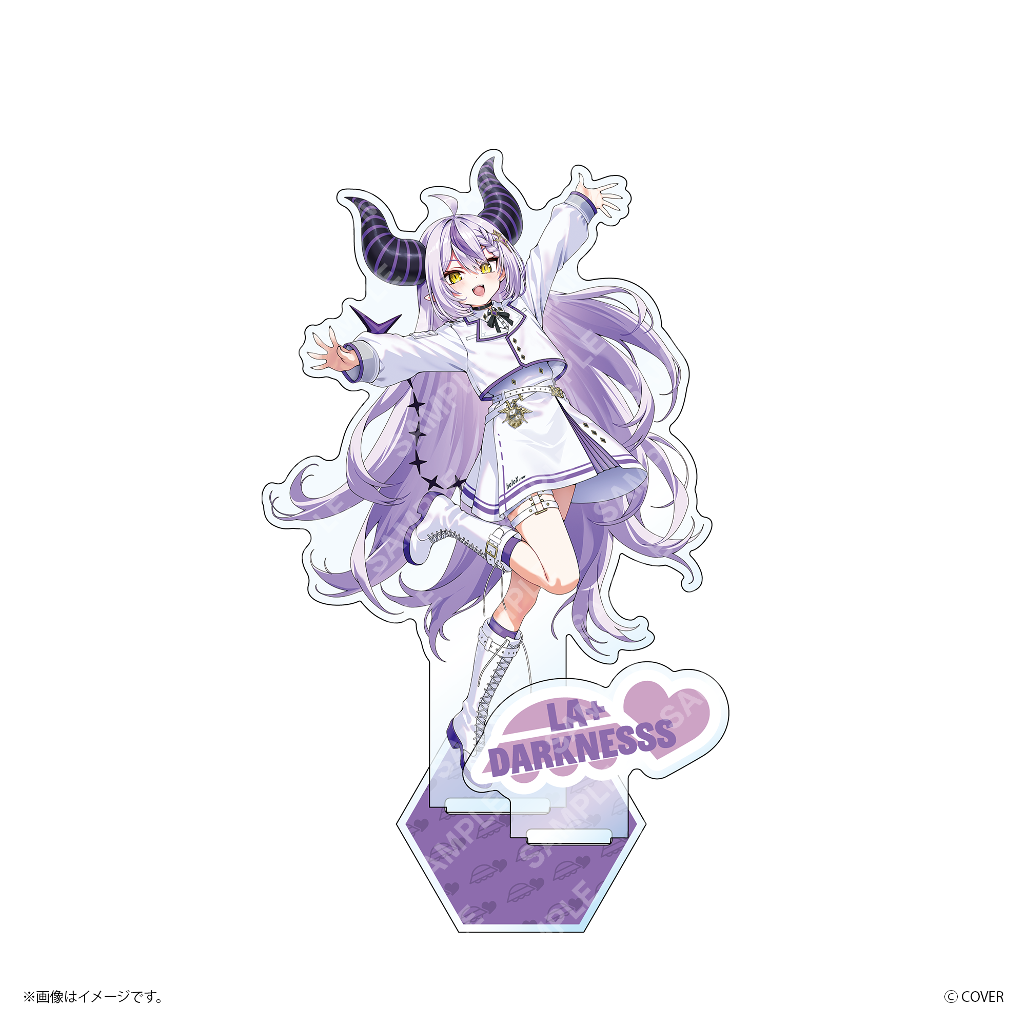 La+ Darknesss - Acrylic stand - holoX (【ねぽっくす！】 アクリル