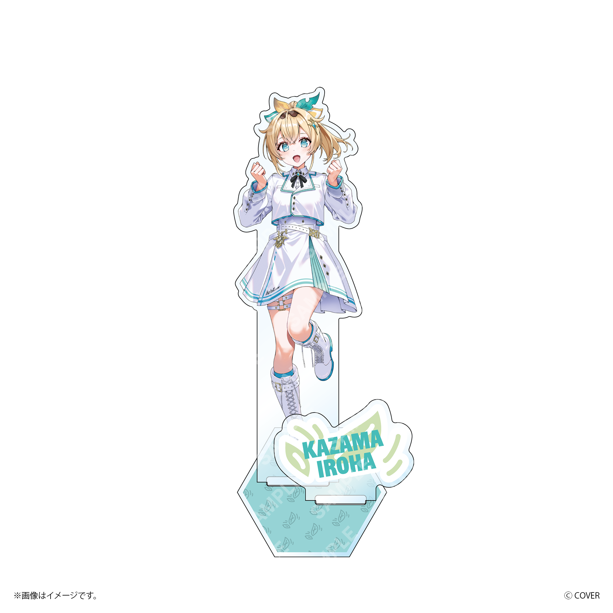IROHA アクリルスタンド ホワイト Kazama Iroha - Acrylic stand - holoX (【ねぽっくす！】 アクリル