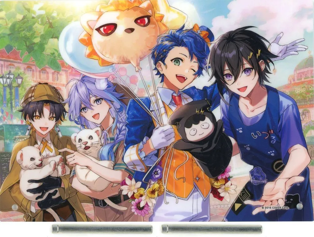 HOLOSTARS - Acrylic Art Plate - Minase Rio & Yatogami Fuma & Astel Leda & Kanade Izuru
