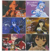 Nijisanji (集合 複製コメント入り公演写真ブロマイド6種セット 「バーチャルYouTuber にじさんじ WORLD TOUR 2025 Singin’ in the Rainbow! 名古屋公演」 封入特典)