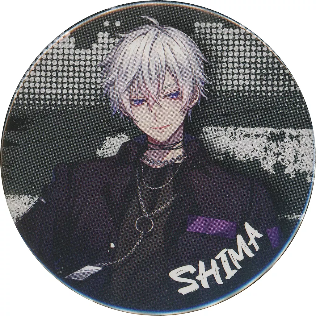 志麻　缶バッジ　RtN Shima - Badge - UraShimaSakataSen (USSS) (志麻(等身/白髪) 缶バッジ