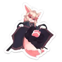 Momizi Luna - Acrylic Key Chain - Key Chain - VTuber Size-100 x 100 (mm)