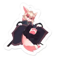 Momizi Luna - Acrylic Key Chain - Key Chain - VTuber Size-50 x 50 (mm)