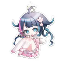 Aozora Mei - Acrylic Key Chain - Key Chain - VTuber Size-100 x 100 (mm)