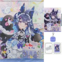 Enna Alouette - Acrylic Key Chain - Character Card - Key Chain - Acrylic Art Plate - Tapestry - Birthday Merch Complete Set - Nijisanji