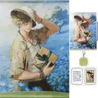 Oliver Evans - Acrylic Key Chain - Character Card - Key Chain - Acrylic Art Plate - Tapestry - Birthday Merch Complete Set - Nijisanji