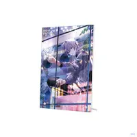Fuwa Minato - Rainy Day Laundry - Acrylic Art Plate - Nijisanji