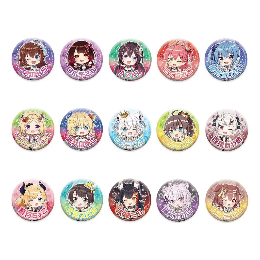 hololive - Badge (全15種セット 「バーチャルYouTuber ホロライブ