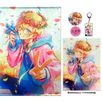 Naruse Naru - Acrylic Key Chain - Badge - Tapestry - Acrylic Art Plate - Birthday Merch Complete Set - Nijisanji