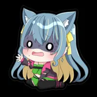 HinatsukiSou - Stickers - VTuber Size-100 x 100 (mm)