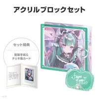 Finana Ryugu - Character Card - Key Chain - NIJISANJI Petit - Acrylic Block - Nijisanji