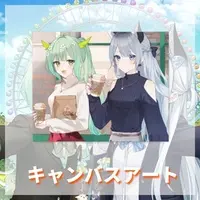 Inuzuki Ren & Rokuri Syao - Canvas Board - VTuber