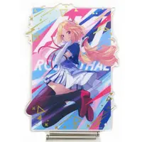 Aki Rosenthal - Acrylic Art Plate - Acrylic stand - hololive