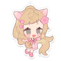 Sakuragawa Uri - Acrylic Key Chain - Key Chain - VTuber Size-70mm 