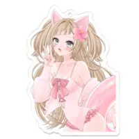 Sakuragawa Uri - Acrylic Key Chain - Key Chain - VTuber Size-70mm 
