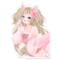 Sakuragawa Uri - Acrylic Key Chain - Key Chain - VTuber Size-100mm 