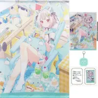 Hayama Marin - Acrylic Key Chain - Character Card - Key Chain - Acrylic Art Plate - Tapestry - Birthday Merch Complete Set - Nijisanji
