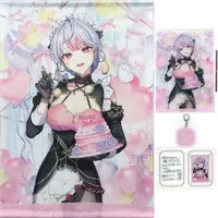 Kozue Mone - Acrylic Key Chain - Character Card - Key Chain - Acrylic Art Plate - Tapestry - Birthday Merch Complete Set - Nijisanji