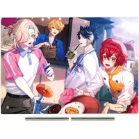 HOLOSTARS - Acrylic Art Plate - Acrylic stand - Utsugi Uyu & Kageyama Shien & Kishido Temma & Hanasaki Miyabi