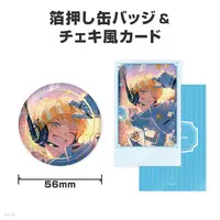 Hibachi Mana - NIJISANJI Petit - Character Card - Badge - Nijisanji