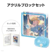 Hibachi Mana - Character Card - Key Chain - NIJISANJI Petit - Acrylic Block - Nijisanji