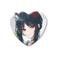 Hajikami Eleme - Heart Badge - Badge - VTuber