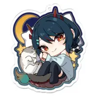 Hajikami Eleme - Acrylic Key Chain - Key Chain - VTuber