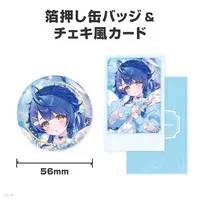 Amamiya Kokoro - Character Card - Badge - NIJISANJI Petit - Nijisanji