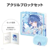 Amamiya Kokoro - Key Chain - Character Card - Acrylic Block - NIJISANJI Petit - Nijisanji
