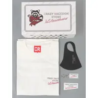 Crazy Raccoon - Clothes - Key Chain - Mask - Stickers - T-shirts Size-XL