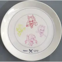 hololive - Tableware - Dish - Ookami Mio & Nekomata Okayu & Oozora Subaru & Tokoyami Towa