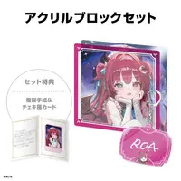 Yuzuki Roa - Key Chain - Character Card - Acrylic Block - NIJISANJI Petit - Nijisanji