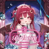 Yuzuki Roa - Stickers - Acrylic Block - Acrylic Art Plate - Acrylic Key Chain - Character Card - NIJISANJI Petit - Birthday Merch Complete Set - Nijisanji