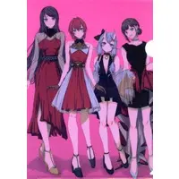 Nijisanji - Plastic Folder - Stationery - Gundo Mirei & Ange Katrina & Rindou Mikoto & Suzuka Utako