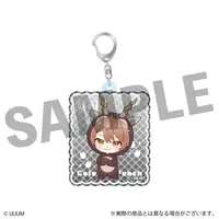 Uri - Acrylic Key Chain - Key Chain - Colorful Peach