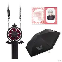Kuzuha - ChroNoiR 8th ANNIVERSARY - Character Card - Handy Fan - Folding Umbrella - ChroNoiR