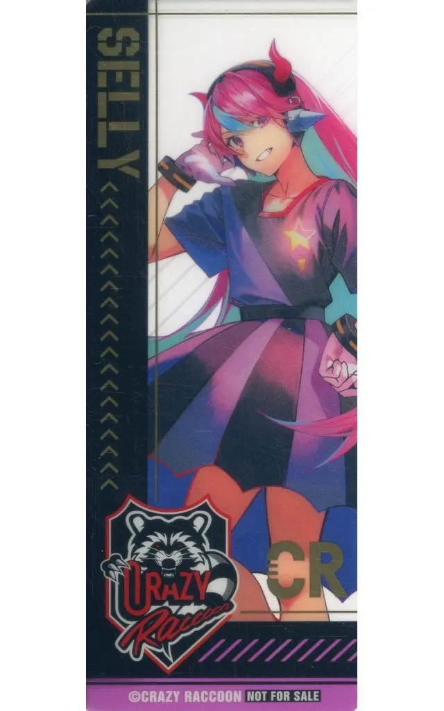 Selly - Bookmark - Crazy Raccoon